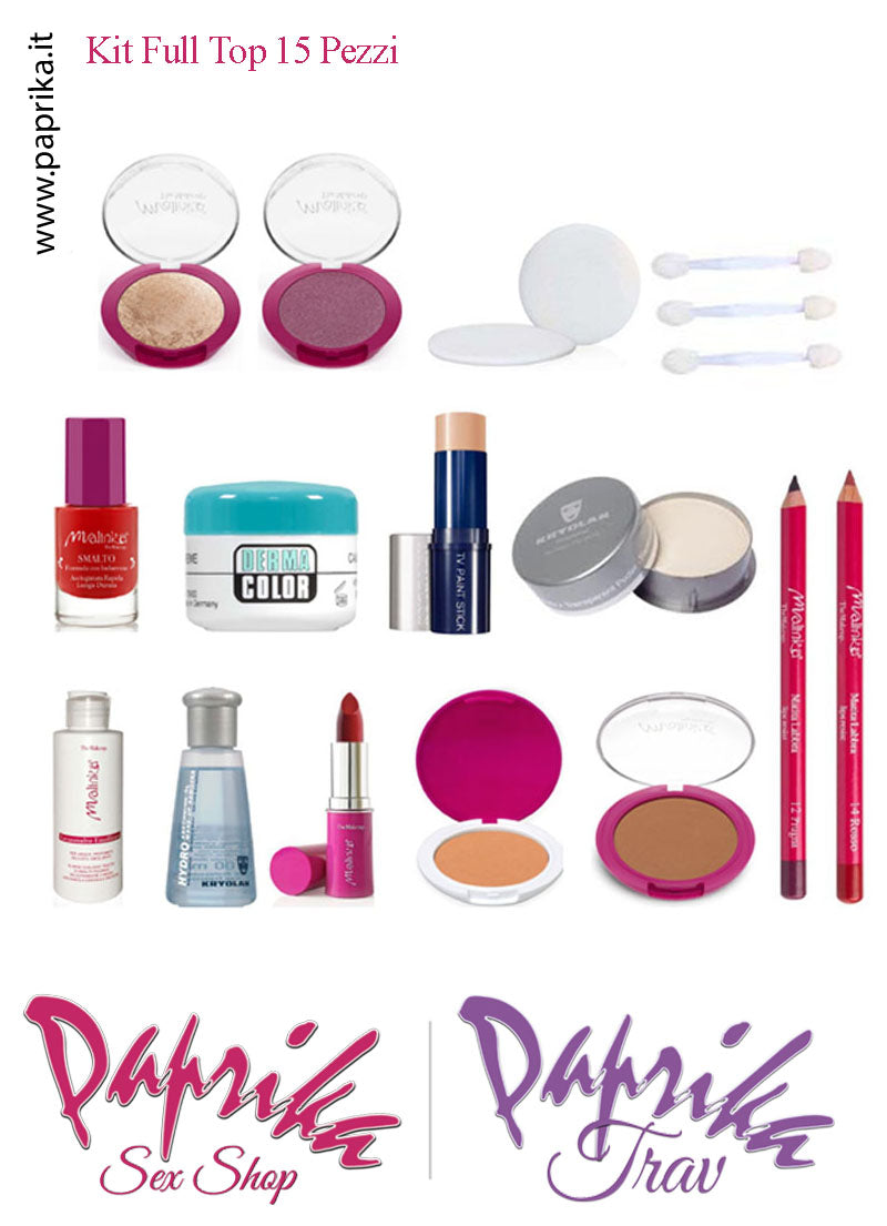 Kit Trucco Make-Up Trav Full Completo 15 Pezzi e 30 Minuti Consulenza Kit Trucco Make-Up Trav Full Completo 15 Pezzi e 30 Minuti Consulenza