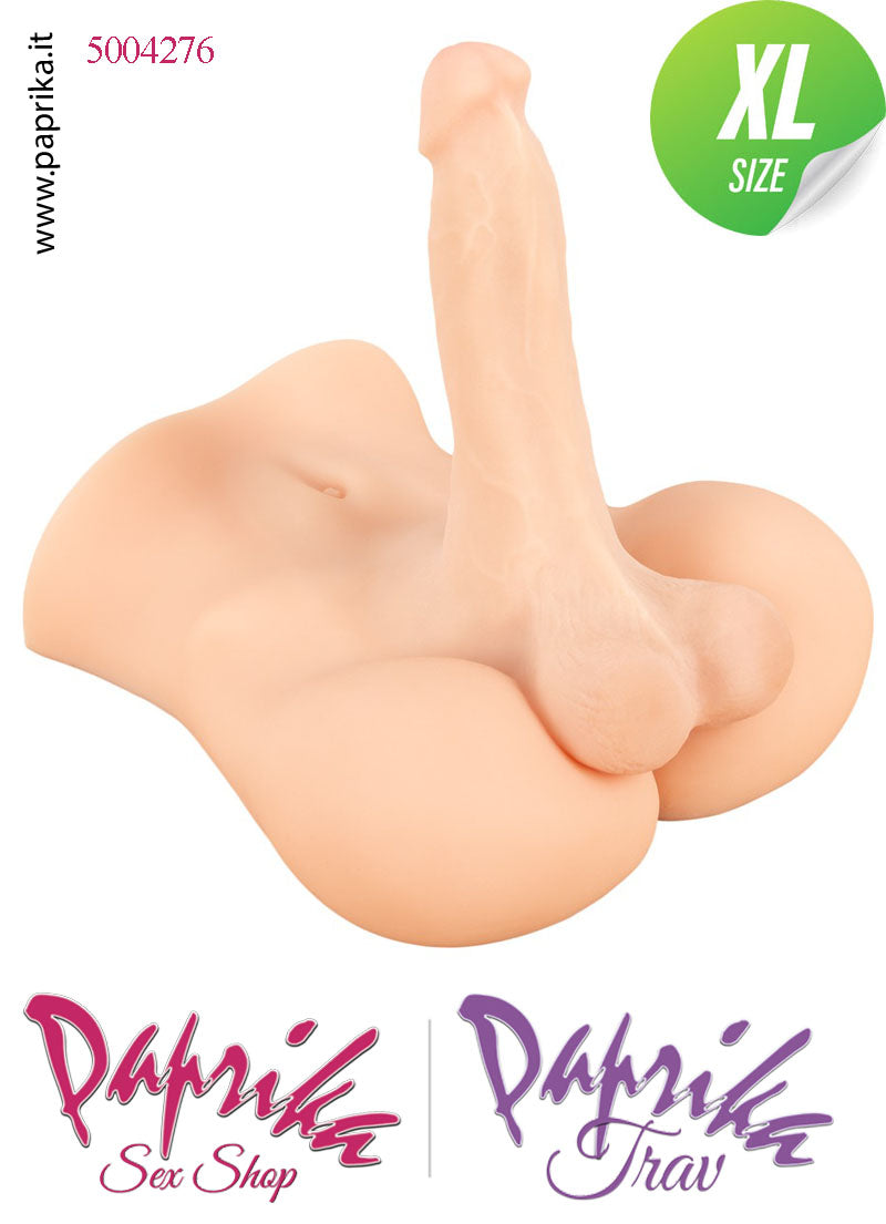 Busto Masturbatore Maschile Unisex Pene Flessibile Ano 25 cm Non Vibrante Busto Masturbatore Maschile Unisex Pene Flessibile Ano 25 cm Non Vibrante
