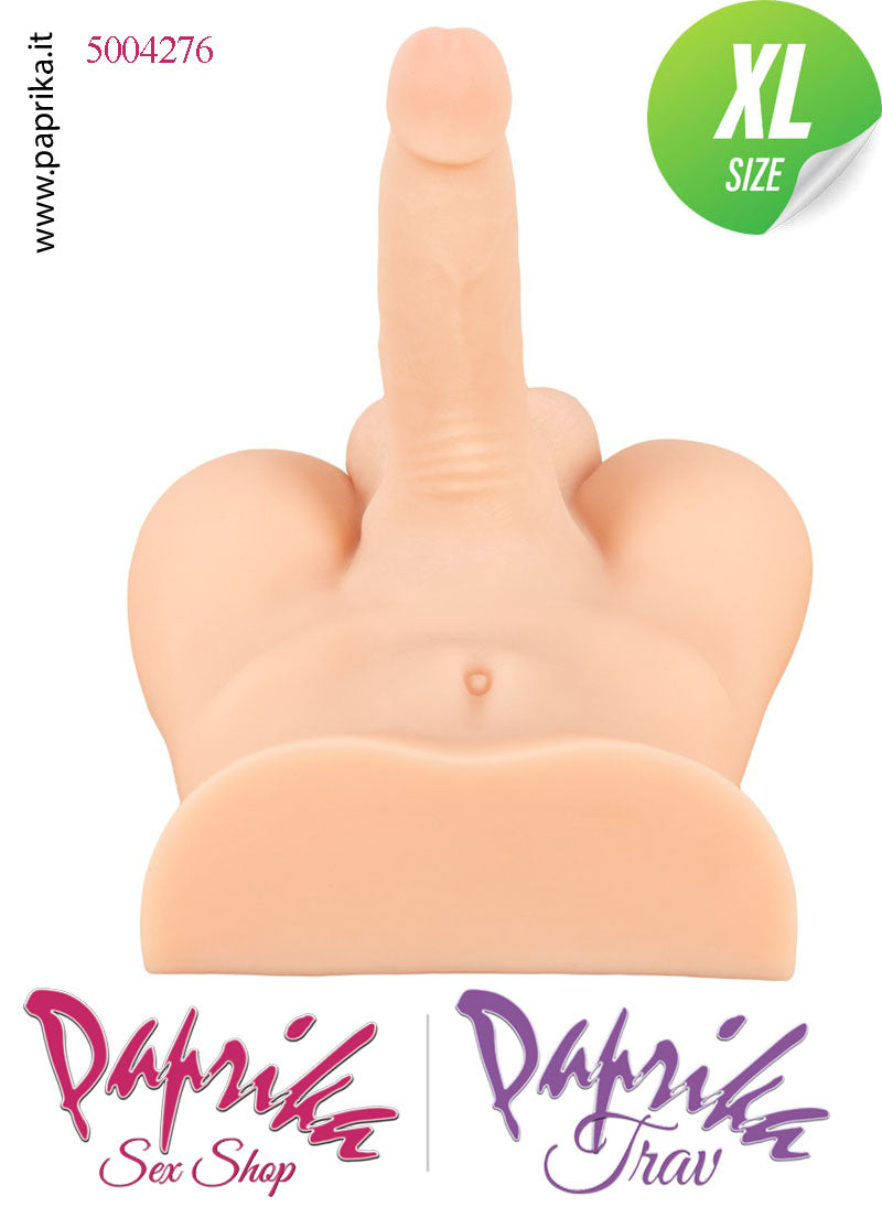 Busto Masturbatore Maschile Unisex Pene Flessibile Ano 25 cm Non Vibrante Busto Masturbatore Maschile Unisex Pene Flessibile Ano 25 cm Non Vibrante