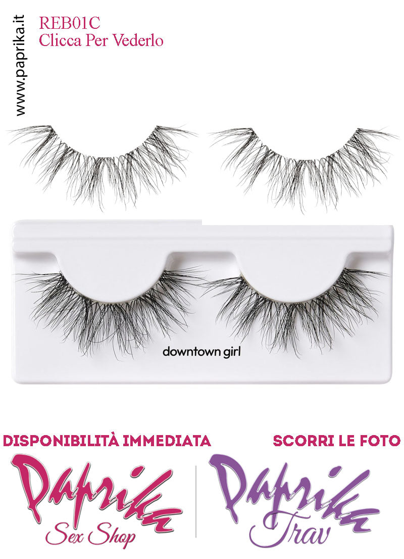 Ciglia Finte Coppia Colla Inclusa Finissime Intense Downtown Girl 14 mm Ciglia Finte Coppia Colla Inclusa Finissime Intense Downtown Girl 14 mm