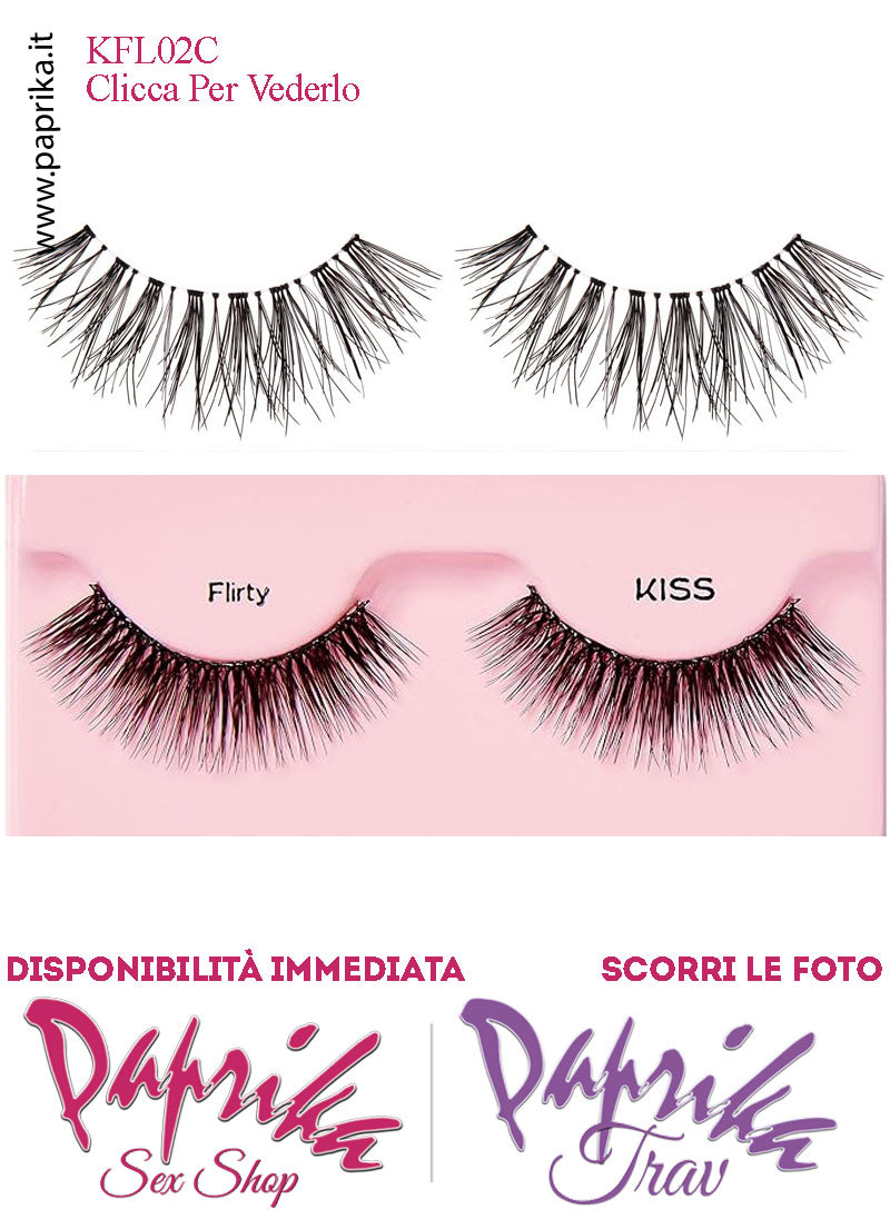 Ciglia Finte Coppia Colla Inclusa Finissime Folte Flirty 14 mm Ciglia Finte Coppia Colla Inclusa Finissime Folte Flirty 14 mm