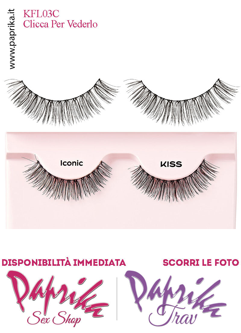 Ciglia Finte Coppia Colla Inclusa Finissime Scalate Iconic 14 mm Ciglia Finte Coppia Colla Inclusa Finissime Scalate Iconic 14 mm