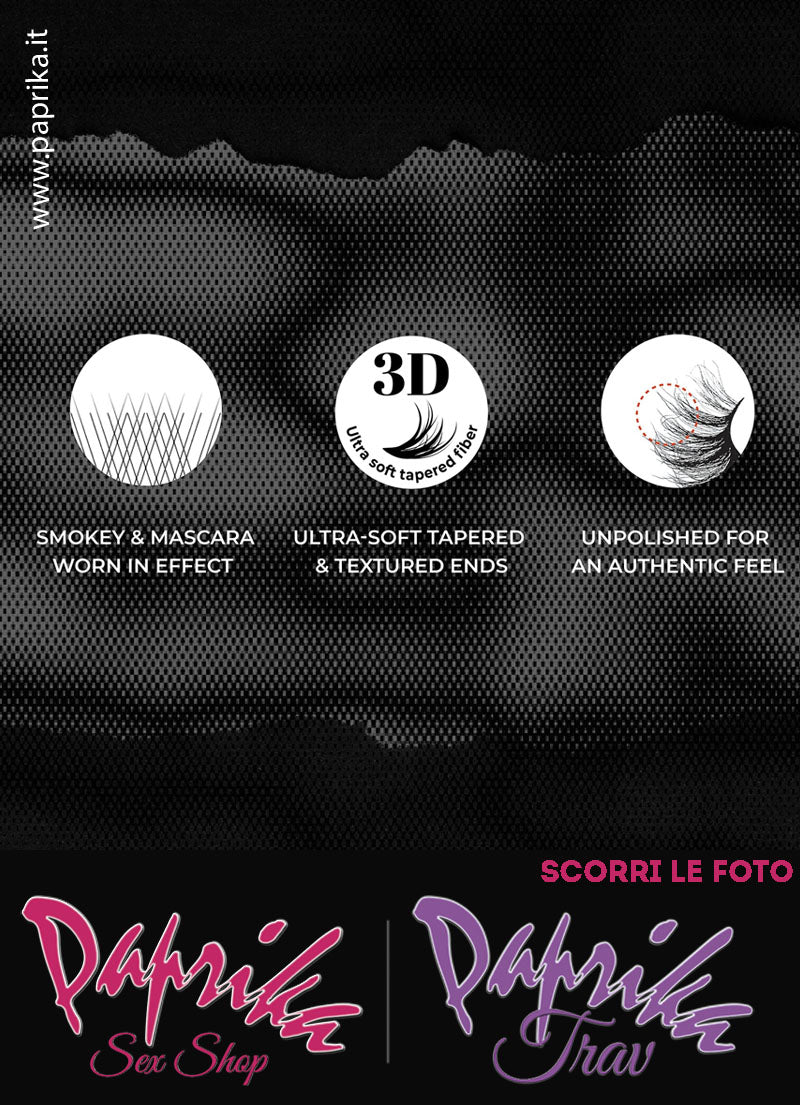 Ciglia Finte Coppia Colla Inclusa Finissime Scalate Iconic 14 mm Ciglia Finte Coppia Colla Inclusa Finissime Scalate Iconic 14 mm