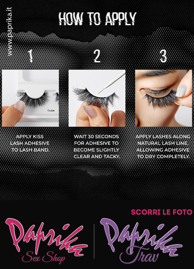 Ciglia Finte Coppia Colla Inclusa Finissime Scalate Iconic 14 mm Ciglia Finte Coppia Colla Inclusa Finissime Scalate Iconic 14 mm