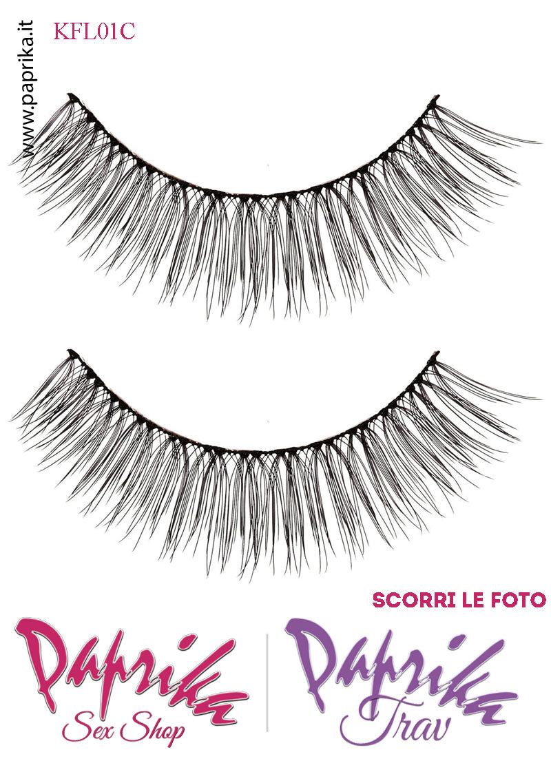 Ciglia Finte Coppia Colla Inclusa Finissime Sottilissime Shy 14 mm Ciglia Finte Coppia Colla Inclusa Finissime Sottilissime Shy 14 mm
