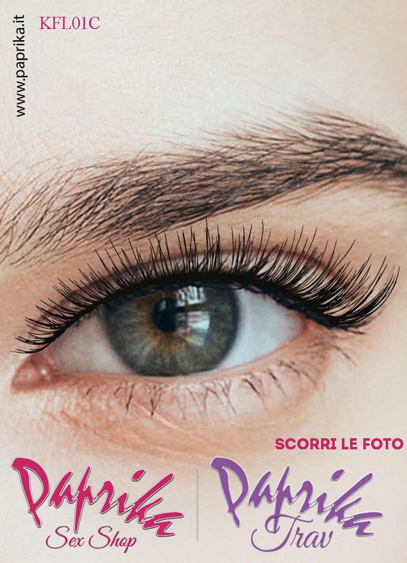 Ciglia Finte Coppia Colla Inclusa Finissime Sottilissime Shy 14 mm Ciglia Finte Coppia Colla Inclusa Finissime Sottilissime Shy 14 mm