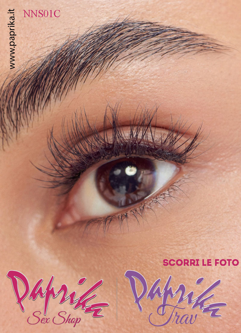 Ciglia Finte Coppia Colla Inclusa Finissime Intense White Shirt 12 mm Ciglia Finte Coppia Colla Inclusa Finissime Intense White Shirt 12 mm