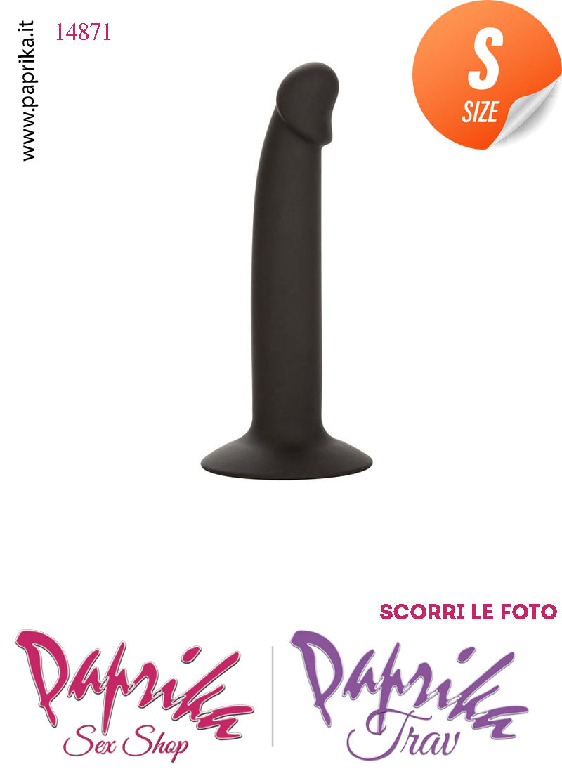 Strap-On Dildo Small Non Vibrante Unisex Silicone Liscio Ventosa 15 cm Ø 28 Strap-On Dildo Small Non Vibrante Unisex Silicone Liscio Ventosa 15 cm Ø 28