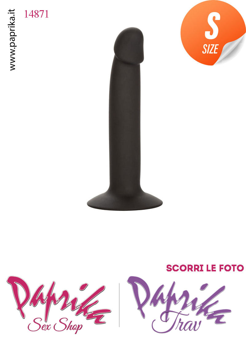 Strap-On Dildo Small Non Vibrante Unisex Silicone Liscio Ventosa 15 cm Ø 28 Strap-On Dildo Small Non Vibrante Unisex Silicone Liscio Ventosa 15 cm Ø 28