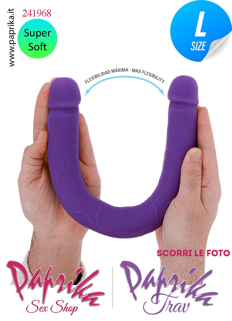 Fallo Doppio 2 Estremità 2 Partner Vibrante Telecomando 40 cm Ø 37 Silicone Fallo Doppio 2 Estremità 2 Partner Vibrante Telecomando 40 cm Ø 37 Silicone