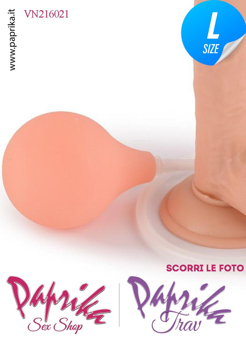 Fallo Testicoli Pvc Non Vibrante Eiaculazione Squirting 18 cm Ø 40 Unisex Ventosa Fallo Testicoli Pvc Non Vibrante Eiaculazione Squirting 18 cm Ø 40 Unisex Ventosa