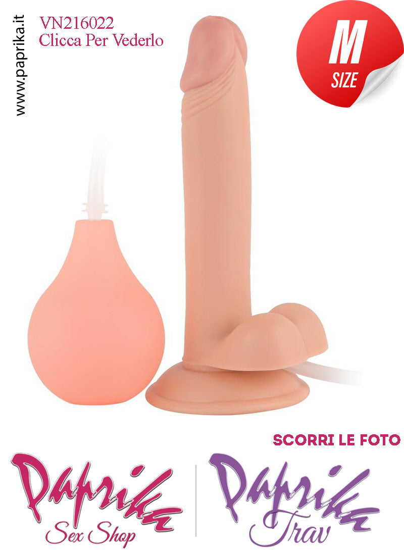 Fallo Testicoli Pvc Non Vibrante Eiaculazione Squirting 19 cm Ø 35 Unisex Ventosa Fallo Testicoli Pvc Non Vibrante Eiaculazione Squirting 19 cm Ø 35 Unisex Ventosa