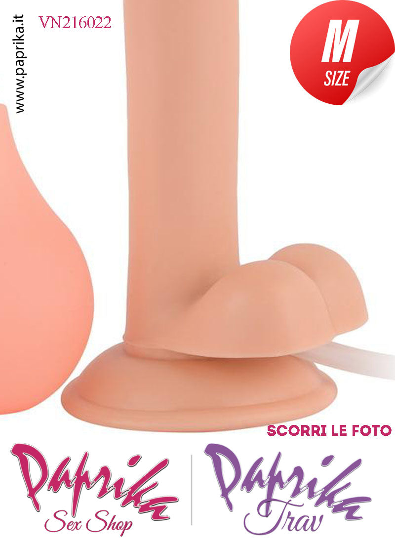 Fallo Testicoli Pvc Non Vibrante Eiaculazione Squirting 19 cm Ø 35 Unisex Ventosa Fallo Testicoli Pvc Non Vibrante Eiaculazione Squirting 19 cm Ø 35 Unisex Ventosa