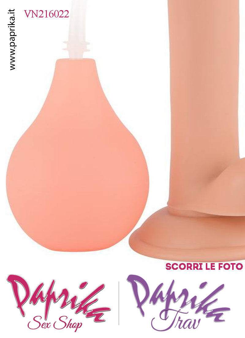 Fallo Testicoli Pvc Non Vibrante Eiaculazione Squirting 19 cm Ø 35 Unisex Ventosa Fallo Testicoli Pvc Non Vibrante Eiaculazione Squirting 19 cm Ø 35 Unisex Ventosa