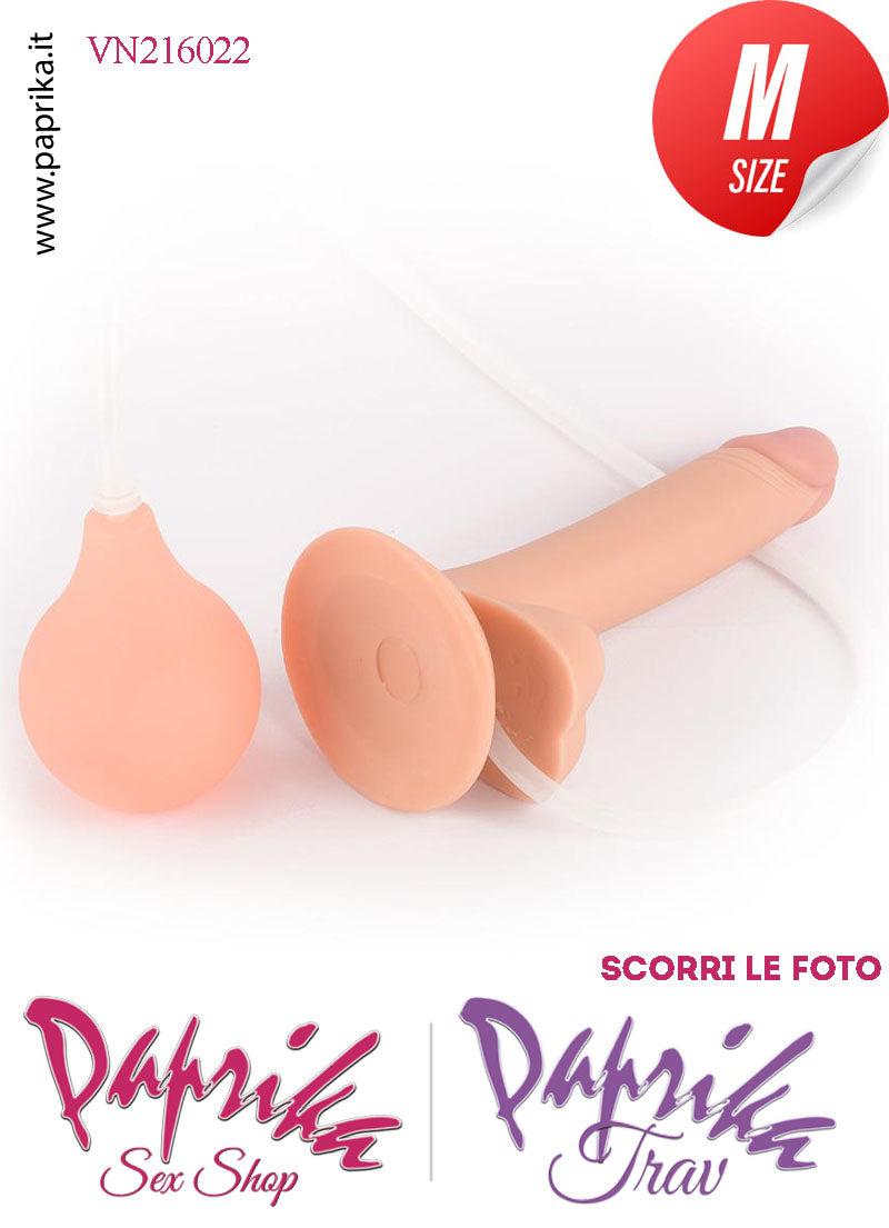 Fallo Testicoli Pvc Non Vibrante Eiaculazione Squirting 19 cm Ø 35 Unisex Ventosa Fallo Testicoli Pvc Non Vibrante Eiaculazione Squirting 19 cm Ø 35 Unisex Ventosa