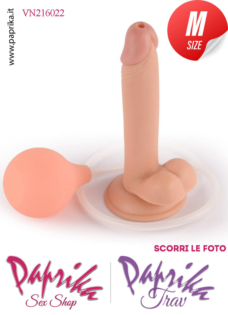 Fallo Testicoli Pvc Non Vibrante Eiaculazione Squirting 19 cm Ø 35 Unisex Ventosa Fallo Testicoli Pvc Non Vibrante Eiaculazione Squirting 19 cm Ø 35 Unisex Ventosa