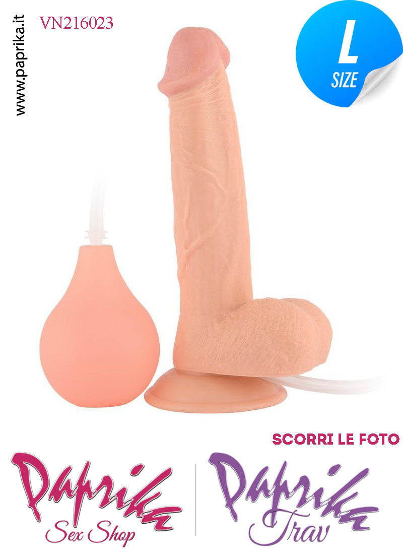 Fallo Testicoli Pvc Non Vibrante Eiaculazione Squirting 20 cm Ø 40 Unisex Ventosa Fallo Testicoli Pvc Non Vibrante Eiaculazione Squirting 20 cm Ø 40 Unisex Ventosa