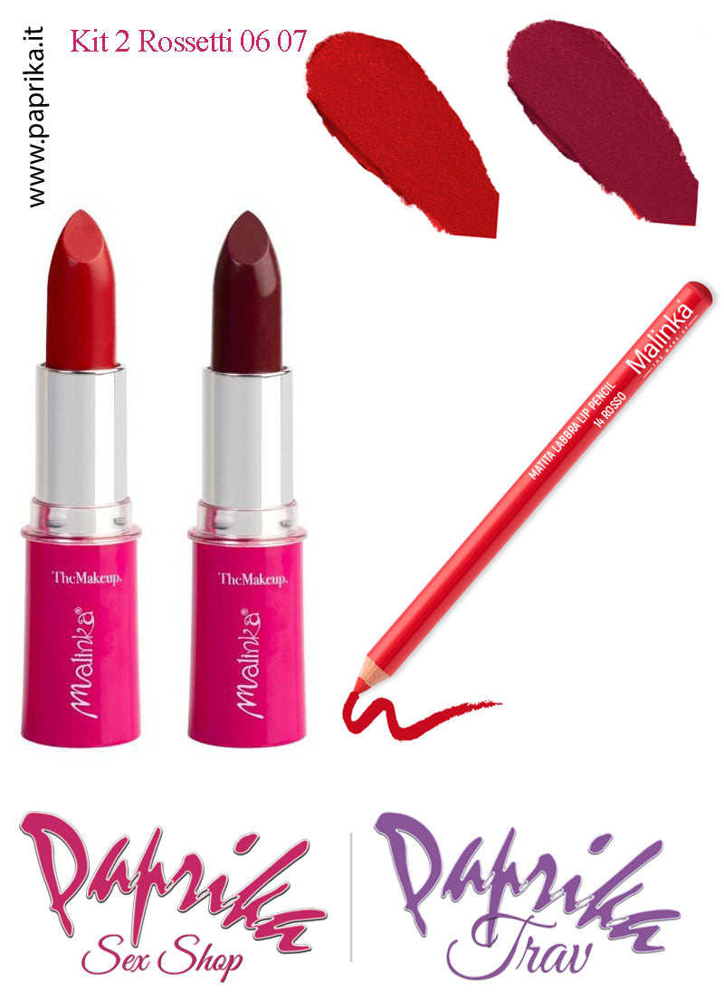 Kit 3 Pezzi 2 Rossetti Protettivi Lunga Durata 1 Matita Labbra Kit 3 Pezzi 2 Rossetti Protettivi Lunga Durata 1 Matita Labbra