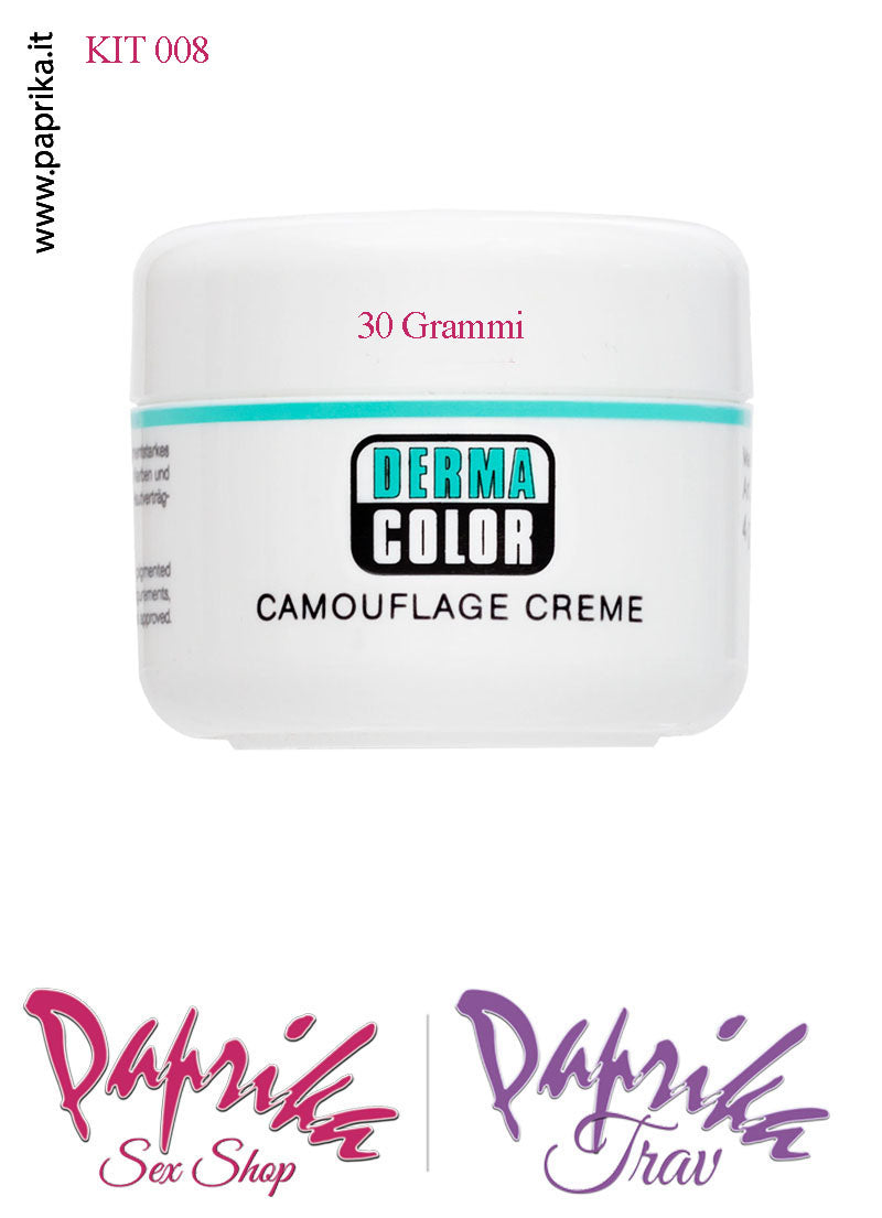 Kit Copribarba Kryolan 5 Pezzi Camouflage Big - TvPaint- Struccante - Cipria - Puf Kit Copribarba Kryolan 5 Pezzi Camouflage Big - TvPaint- Struccante - Cipria - Puf