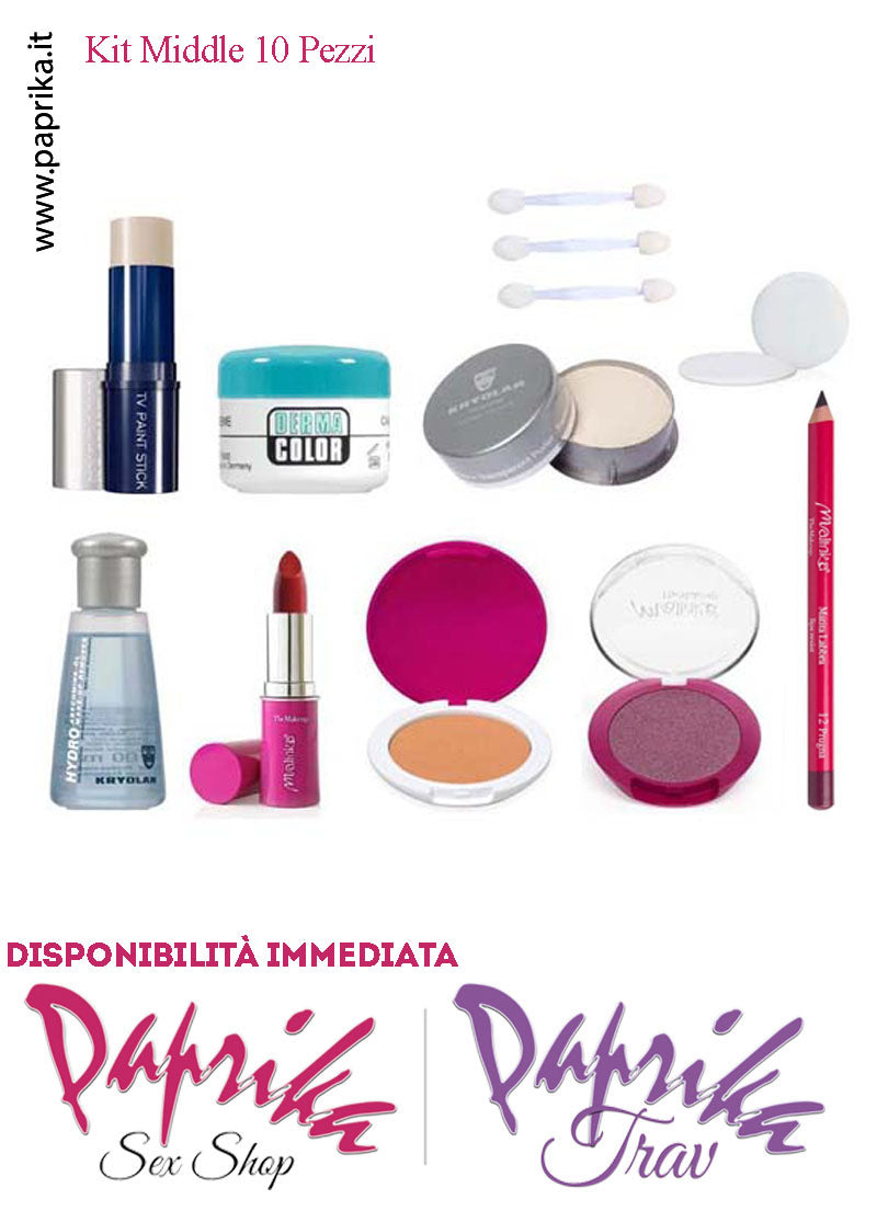 Kit Trucco Make-Up Trav Middle 10 Pezzi e 30 Minuti Consulenza Kit Trucco Make-Up Trav Middle 10 Pezzi e 30 Minuti Consulenza