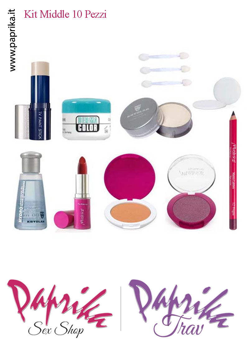 Kit Trucco Make-Up Trav Middle 10 Pezzi e 30 Minuti Consulenza Kit Trucco Make-Up Trav Middle 10 Pezzi e 30 Minuti Consulenza