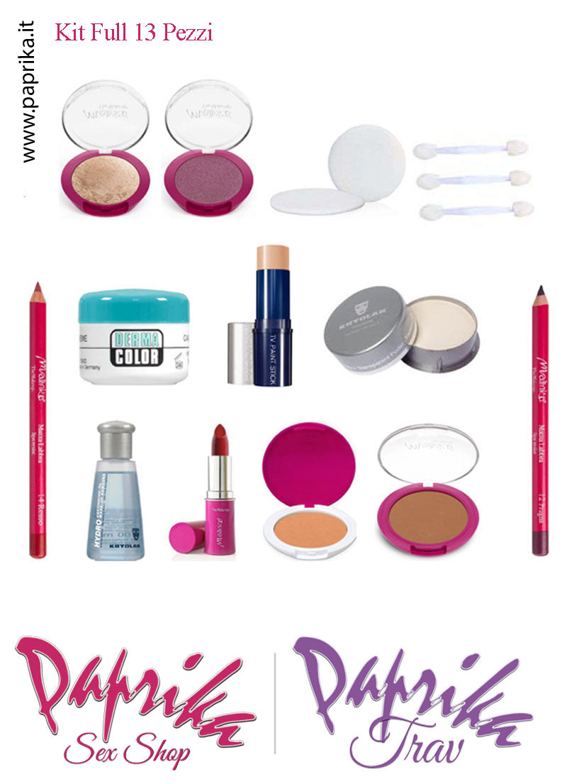 Kit Trucco Make-Up Trav Full Completo 13 Pezzi e 30 Minuti Consulenza Kit Trucco Make-Up Trav Full Completo 13 Pezzi e 30 Minuti Consulenza