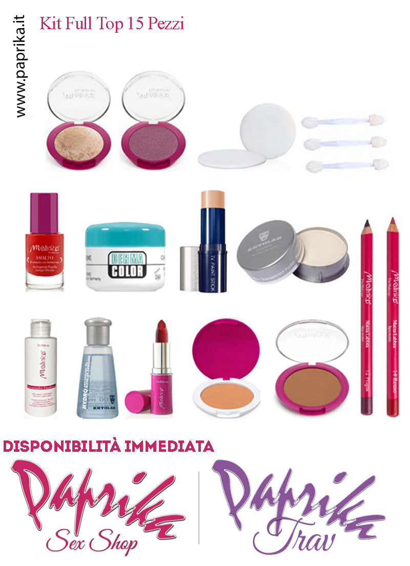Kit Trucco Make-Up Trav Full Completo 15 Pezzi e 30 Minuti Consulenza Kit Trucco Make-Up Trav Full Completo 15 Pezzi e 30 Minuti Consulenza