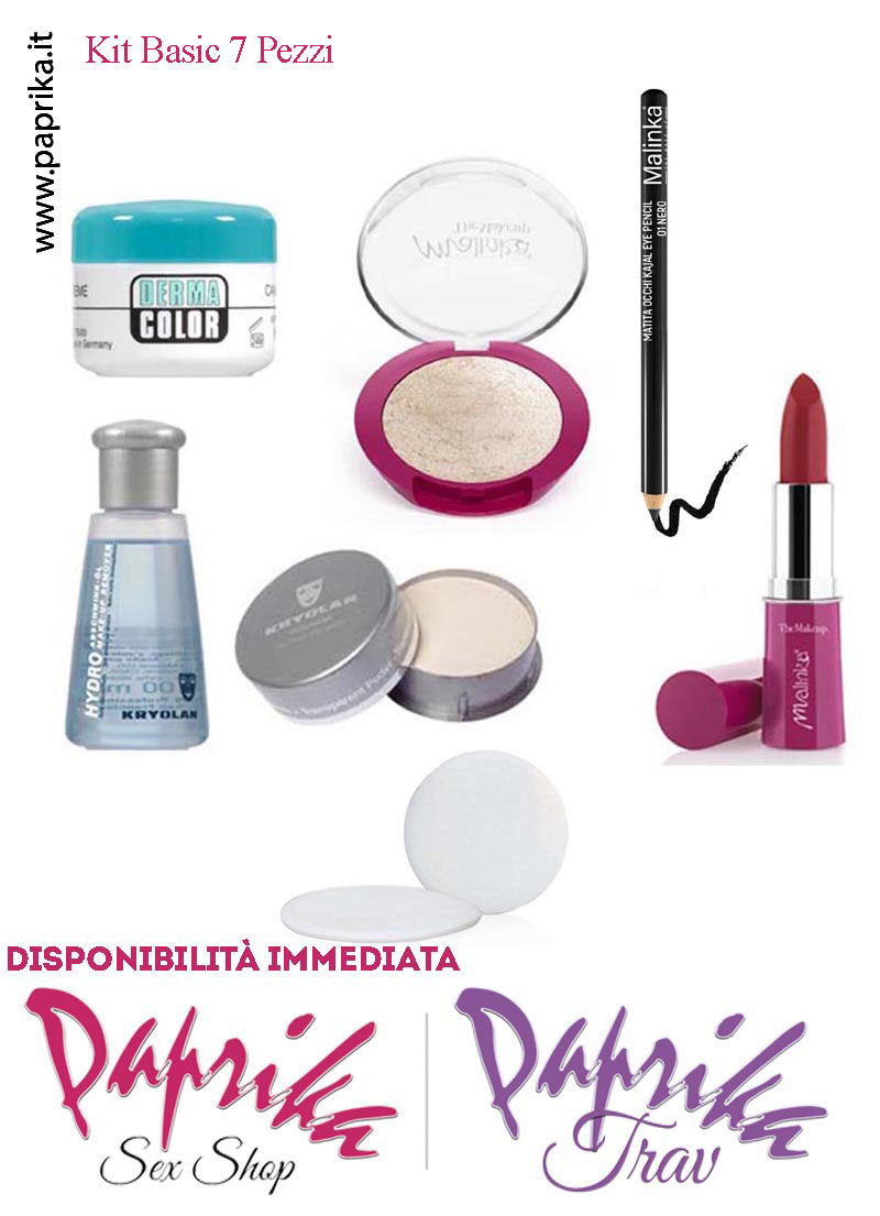 Kit Trucco Make-Up Trav Basic 7 Pezzi e 15 Minuti Consulenza Kit Trucco Make-Up Trav Basic 7 Pezzi e 15 Minuti Consulenza