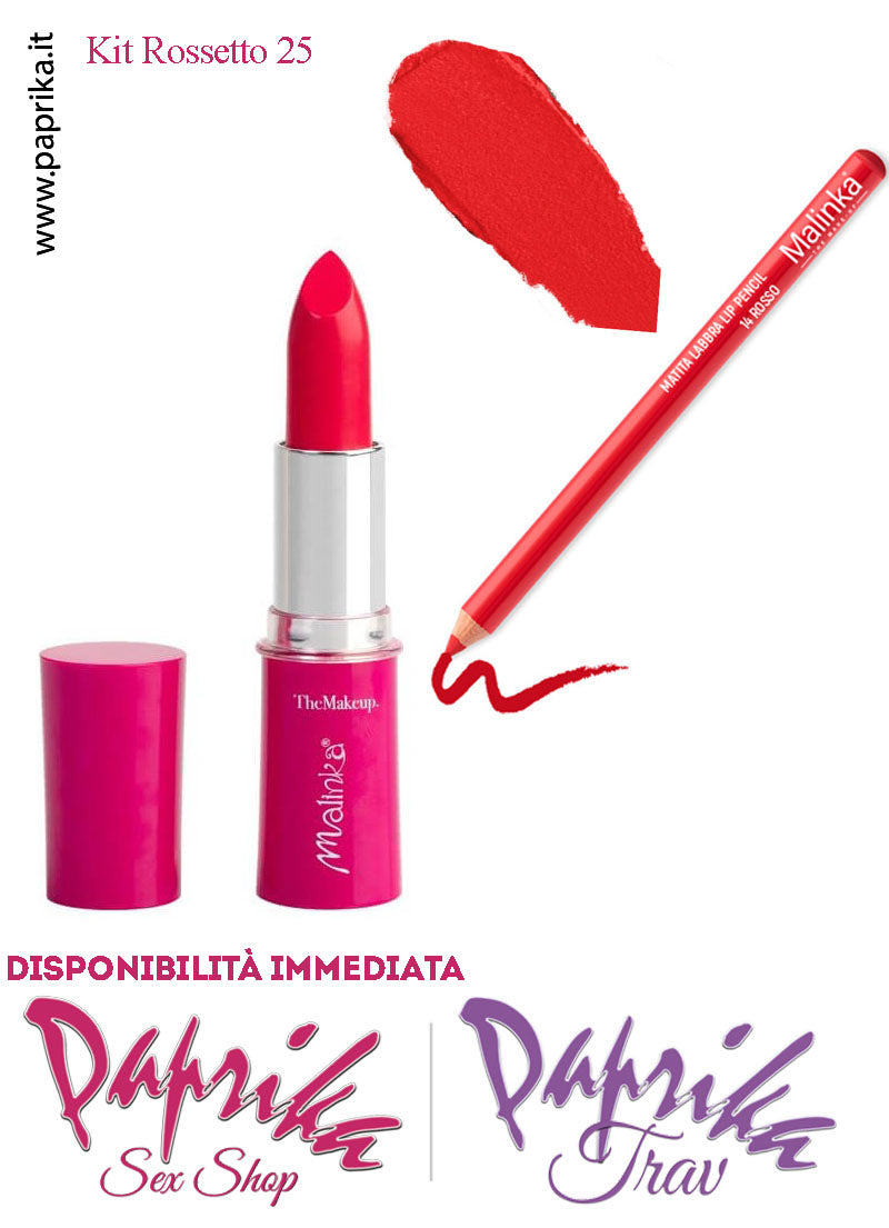 Kit 2 Pezzi 1 Rossetto Protettivo Lunga Durata 1 Matita Labbra Kit 2 Pezzi 1 Rossetto Protettivo Lunga Durata 1 Matita Labbra