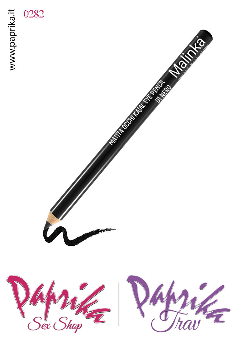 Matita Nera Kajal Legno Contorno Occhi Lunga Durata 13 cm Matita Nera Kajal Legno Contorno Occhi Lunga Durata 13 cm