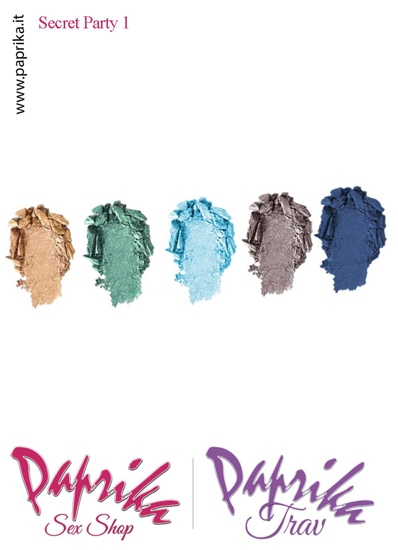 Palette Ombretti 5 Tonalità Confezione Coperchio Trasparente Secret Party 01 Palette Ombretti 5 Tonalità Confezione Coperchio Trasparente Secret Party 01