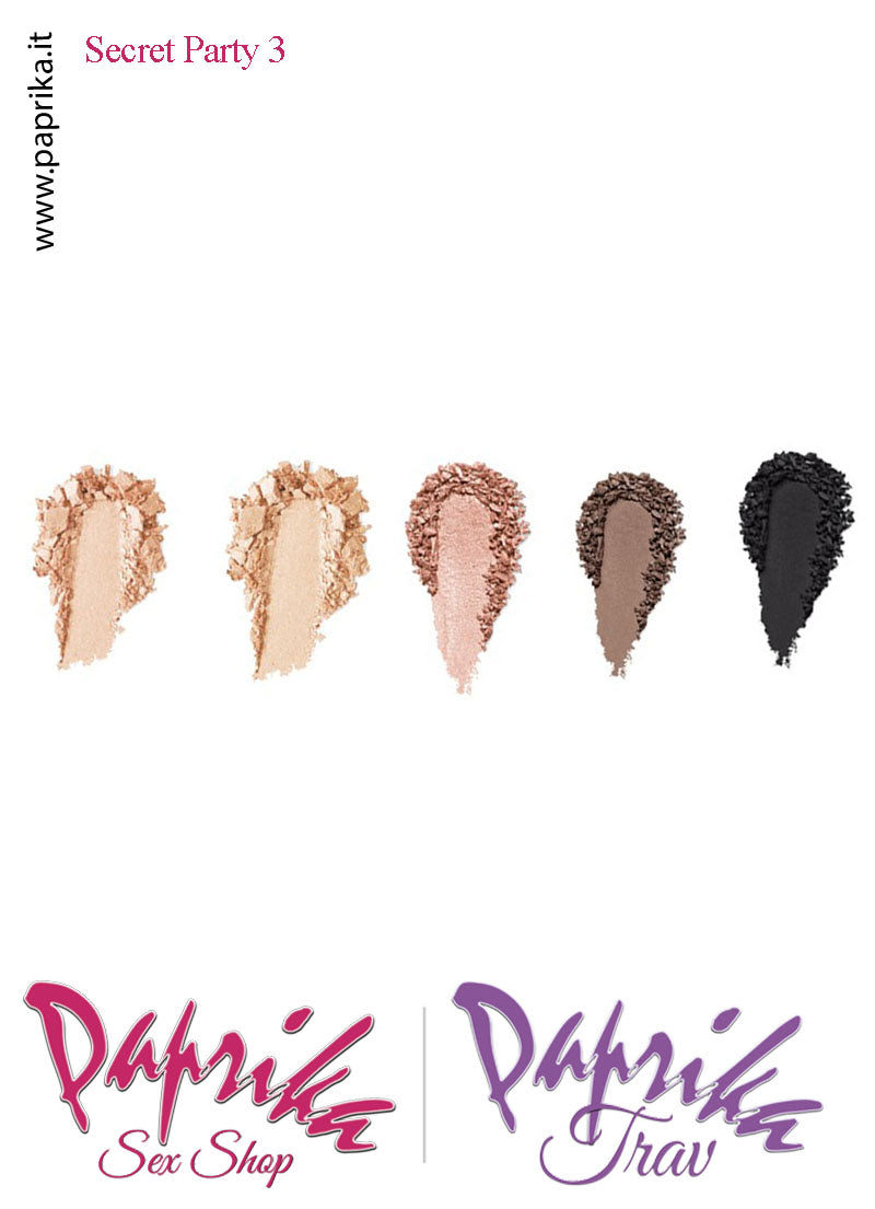 Palette Ombretti 5 Tonalità Confezione Coperchio Trasparente Secret Party 03 Palette Ombretti 5 Tonalità Confezione Coperchio Trasparente Secret Party 03