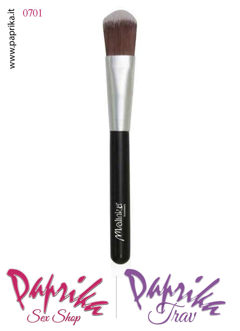 Pennello Piatto Fondotinta Setole Arrotondata Manico Legno Pennello Piatto Fondotinta Setole Arrotondata Manico Legno