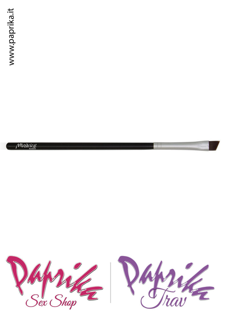 Pennello Eyeliner Setole Oblique Strette Manico Legno Pennello Eyeliner Setole Oblique Strette Manico Legno