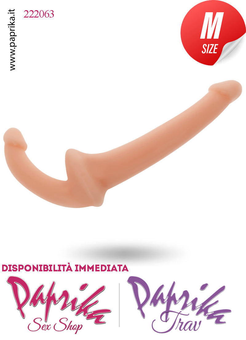 Strapless Strap-on Tpr Non Vibrante Senza Cinghie Lungo 19 cm Ø 35 mm Strapless Strap-on Tpr Non Vibrante Senza Cinghie Lungo 19 cm Ø 35 mm