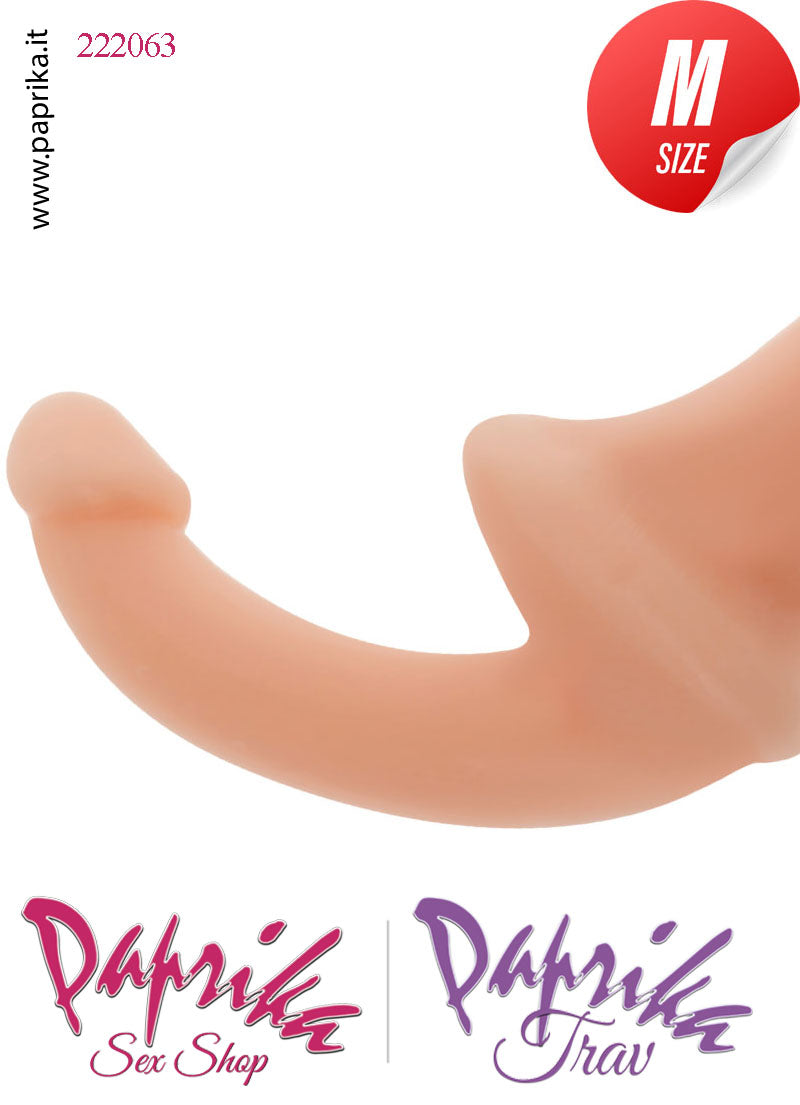 Strapless Strap-on Tpr Non Vibrante Senza Cinghie Lungo 19 cm Ø 35 mm Strapless Strap-on Tpr Non Vibrante Senza Cinghie Lungo 19 cm Ø 35 mm