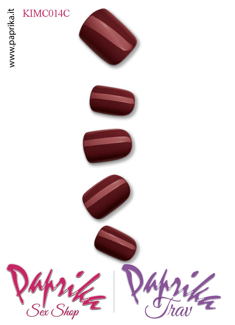 Unghie Finte Unisex Autoincollanti Biadesivo Rosso Bordeaux 30 Pz. Unghie Finte Unisex Autoincollanti Biadesivo Rosso Bordeaux 30 Pz.