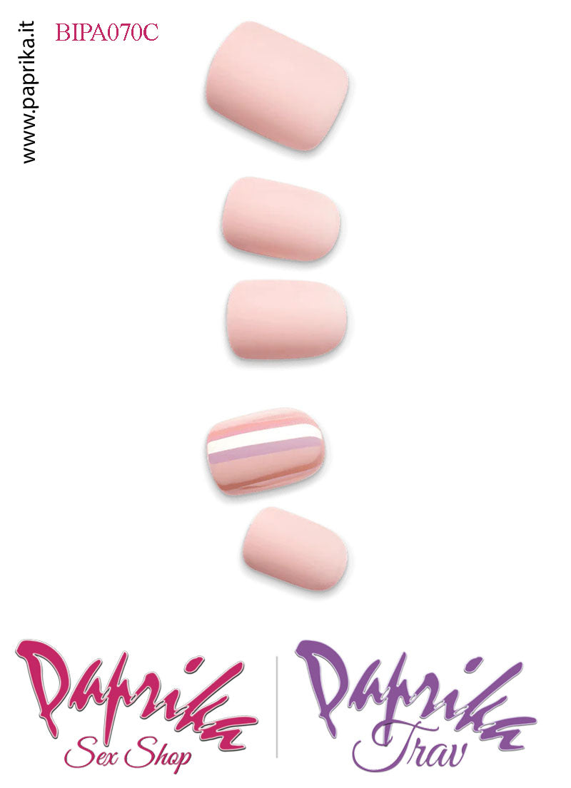 Unghie Finte Autoincollanti Biadesivo Unisex Rosa & Rosa Lucido 30 Pz. Unghie Finte Autoincollanti Biadesivo Unisex Rosa & Rosa Lucido 30 Pz.