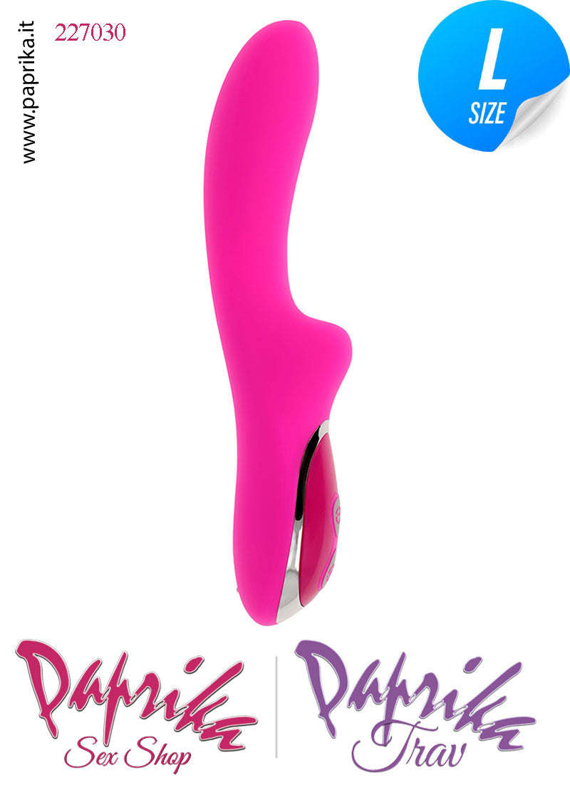 Vibratore Vaginale Punto G 10 Velocità 21cm Ø 37 Silicone Flessibile Vibratore Vaginale Punto G 10 Velocità 21cm Ø 37 Silicone Flessibile
