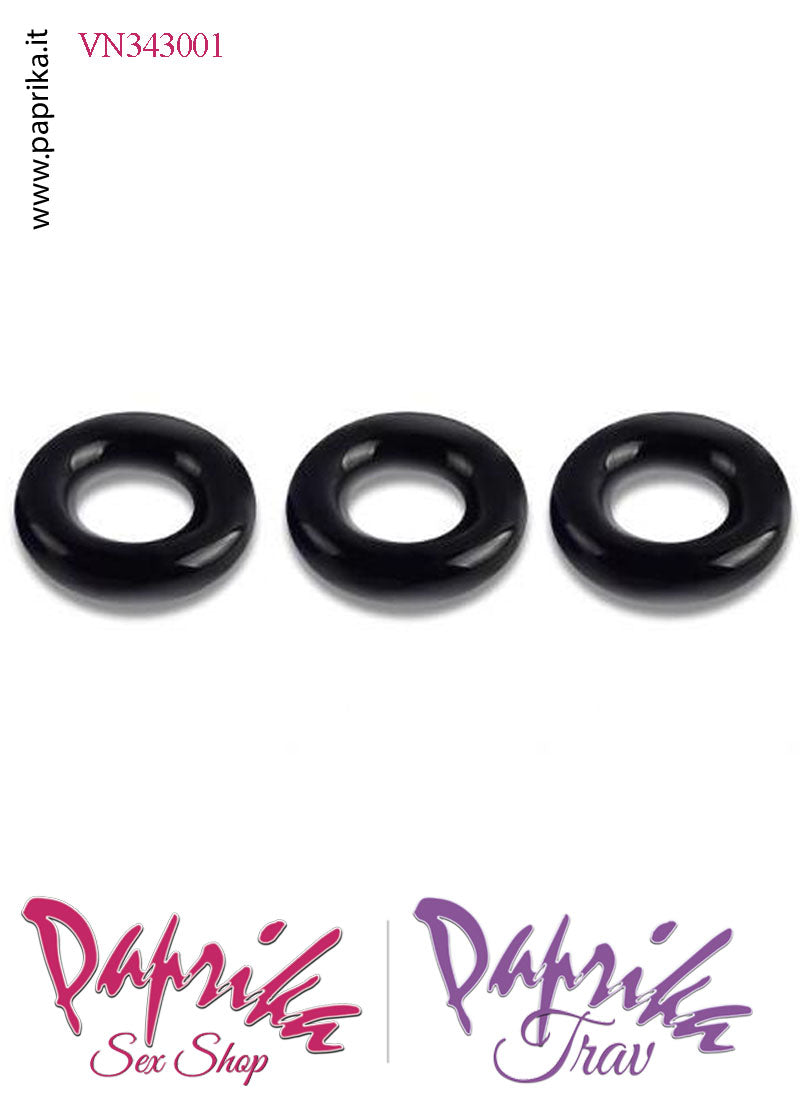 Tre Anelli Fallici TPE Elasticizzati Ritardante e Mantenimento Erezione Tre Anelli Fallici TPE Elasticizzati Ritardante e Mantenimento Erezione
