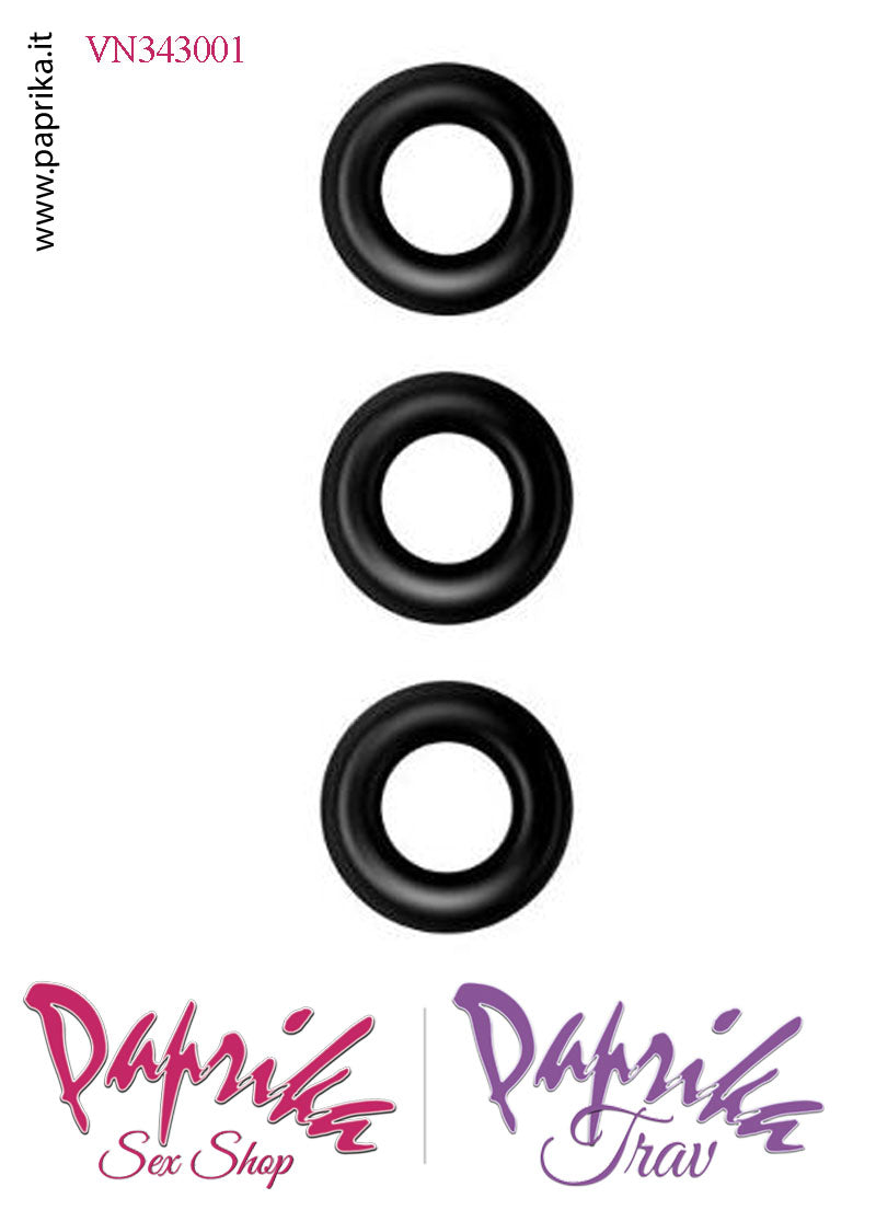 Tre Anelli Fallici TPE Elasticizzati Ritardante e Mantenimento Erezione Tre Anelli Fallici TPE Elasticizzati Ritardante e Mantenimento Erezione