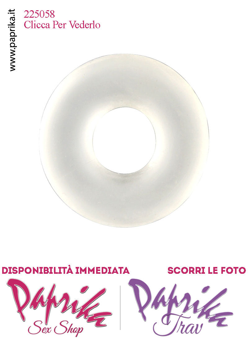 Anello Fallico Elasticizzato Morbido Trasparente Efficace TPE Anello Fallico Elasticizzato Morbido Trasparente Efficace TPE
