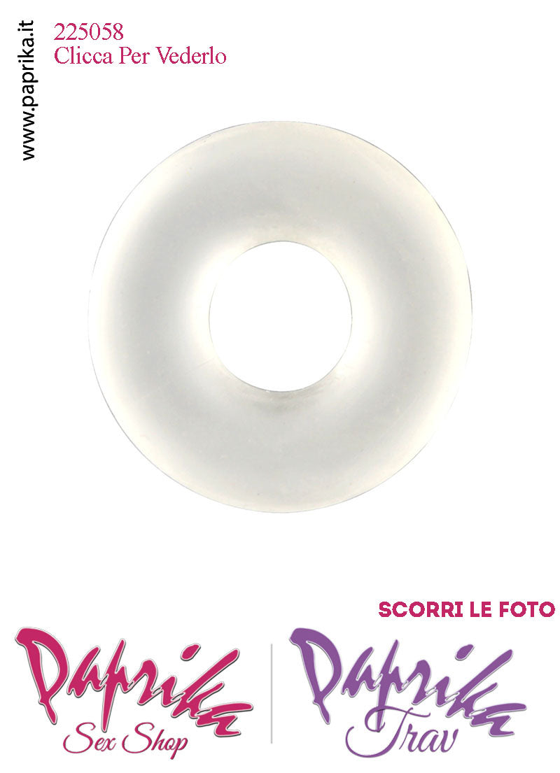 Anello Fallico Elasticizzato Morbido Trasparente Efficace TPE Anello Fallico Elasticizzato Morbido Trasparente Efficace TPE