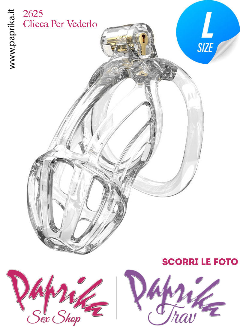 Cintura Di Castità Maschile Large PC08 Chastity Cage Abs Apertura Lunghe 5 Anelli Cintura Di Castità Maschile Large PC08 Chastity Cage Abs Apertura Lunghe 5 Anelli