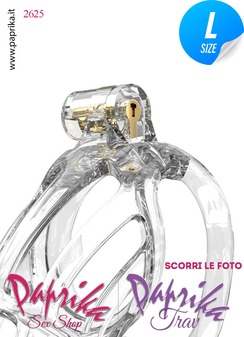 Cintura Di Castità Maschile Large PC08 Chastity Cage Abs Apertura Lunghe 5 Anelli Cintura Di Castità Maschile Large PC08 Chastity Cage Abs Apertura Lunghe 5 Anelli