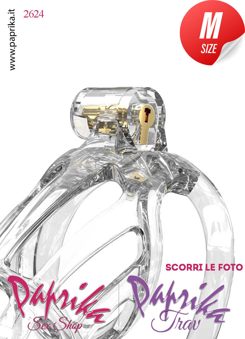 Cintura Di Castità Maschile Medium PC08 Chastity Cage Abs Apertura Lunghe 5 Anelli Cintura Di Castità Maschile Medium PC08 Chastity Cage Abs Apertura Lunghe 5 Anelli