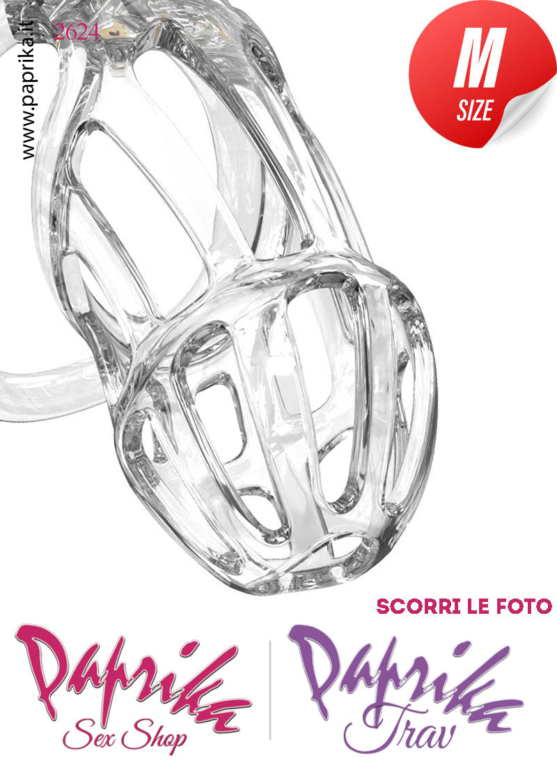 Cintura Di Castità Maschile Medium PC08 Chastity Cage Abs Apertura Lunghe 5 Anelli Cintura Di Castità Maschile Medium PC08 Chastity Cage Abs Apertura Lunghe 5 Anelli