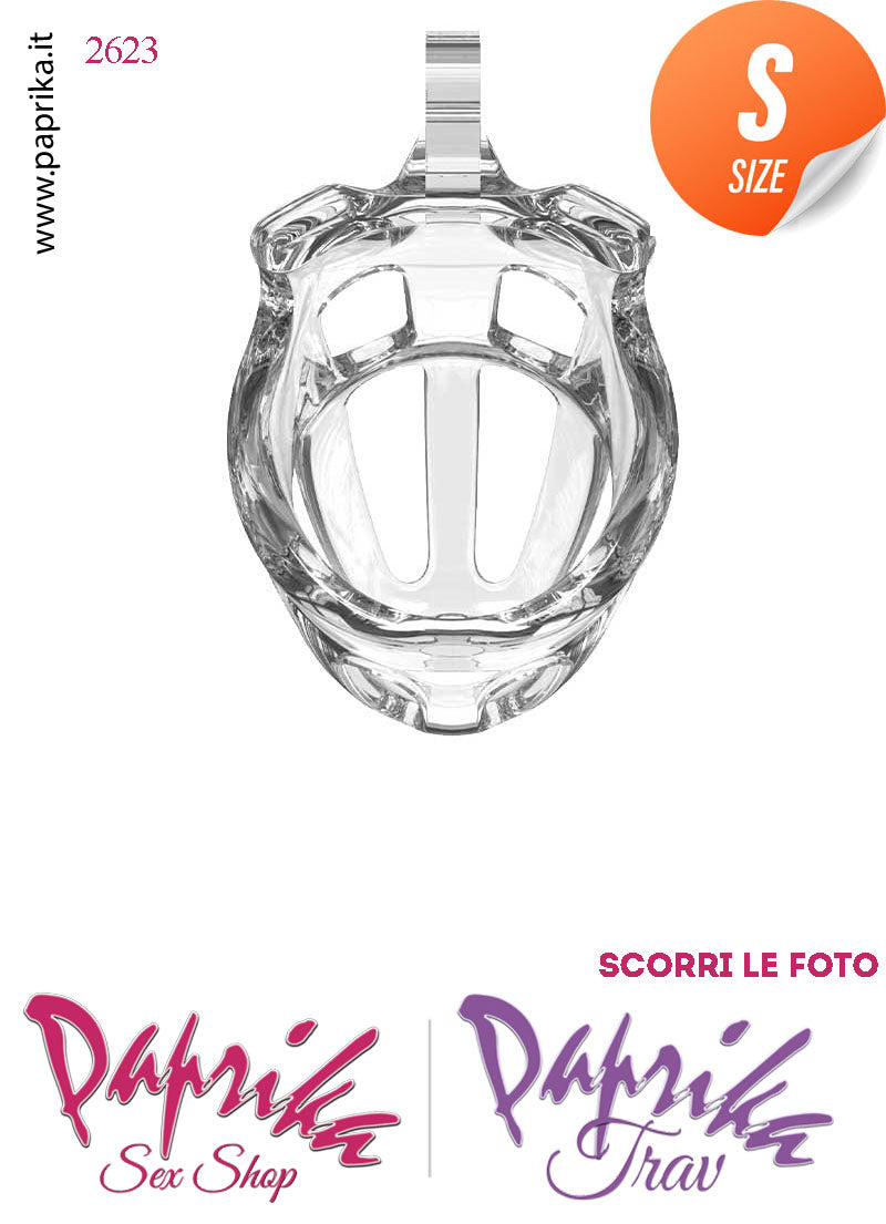 Cintura Di Castità Maschile Small PC08 Chastity Cage Abs Apertura Lunghe 5 Anelli Cintura Di Castità Maschile Small PC08 Chastity Cage Abs Apertura Lunghe 5 Anelli
