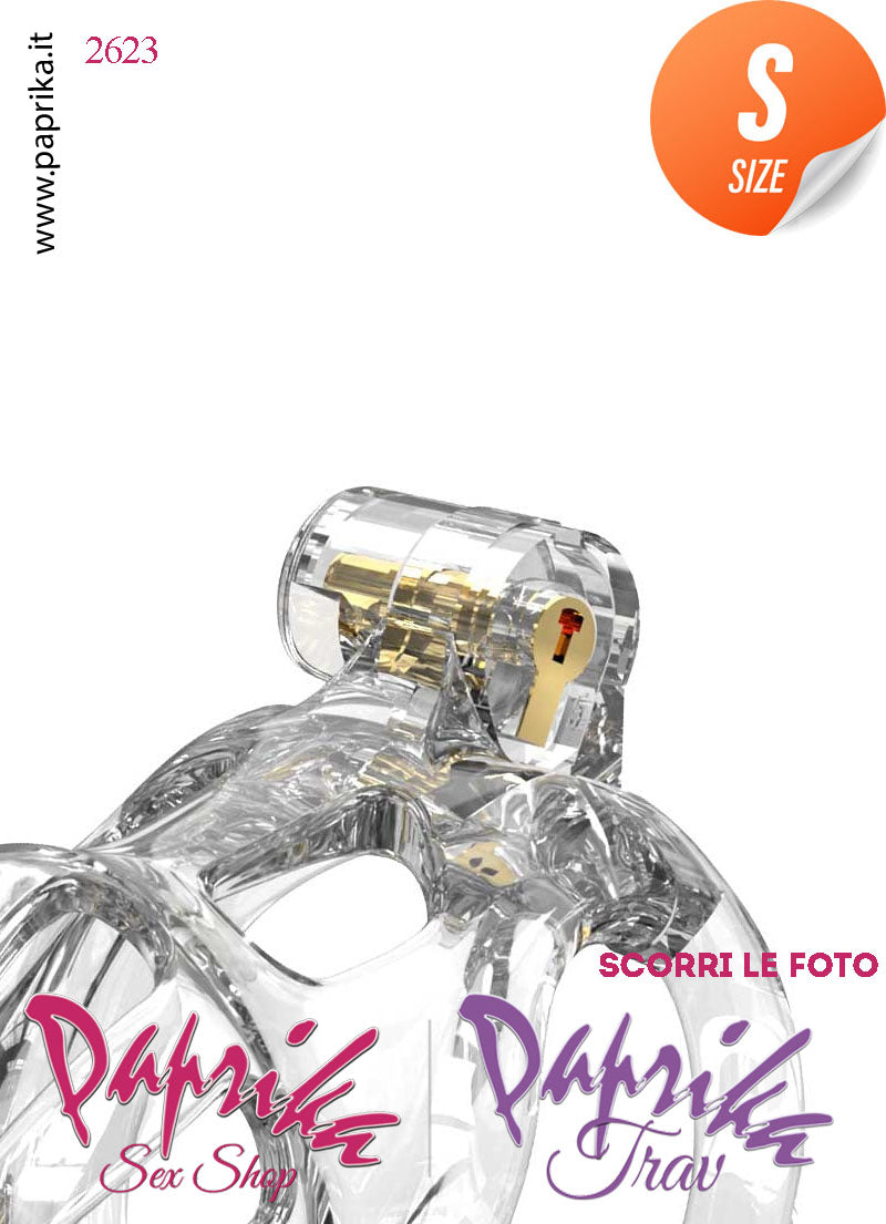 Cintura Di Castità Maschile Small PC08 Chastity Cage Abs Apertura Lunghe 5 Anelli Cintura Di Castità Maschile Small PC08 Chastity Cage Abs Apertura Lunghe 5 Anelli