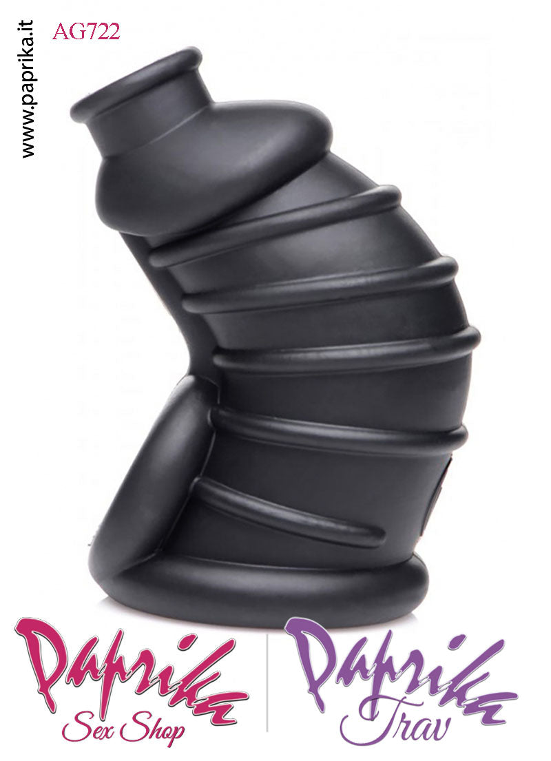 Cintura Di Castità Maschile Silicone Chastity Cage Foro Testicoli Cintura Di Castità Maschile Silicone Chastity Cage Foro Testicoli